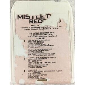 Harry Simeone Chorale Little Drummer Boy 8-Track Tape